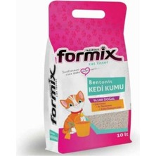 FORMİX Bentonit Lawander Kokulu Topaklanan Kedi Kumu 10 Lt; Formix Bentonit