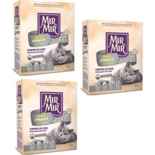 Mır mır Aktif Karbonlu Bentonit Kedi Kumu 5 L x 3 Adet