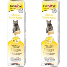 Gimcat Peynirli Kedi Macunu Biotin 50 gr Lezzetli Tüy Sağlığı İçin Özel Formül