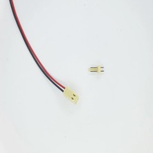 Sanec 2,54MM 2 Pin 2510 Kablolu Dişi Konnektör + 180D Erkek Pcb Tipi 20CM - 0,50MM