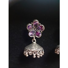 Aashivs Collection Kadın Çelik Hint Küpe