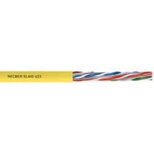 Reçber SL400 U23 Cat6 Halojen Free 23AWG Utp Kablo Sarı 506022 (1 Metre)
