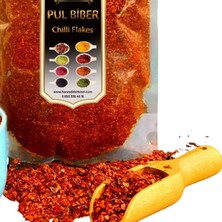 Hanzade Bitkisel İnce Pul Biber Orta Acılı 100 gr