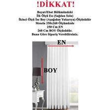 Elisya Home  Taç Saten Güneşlik Perde