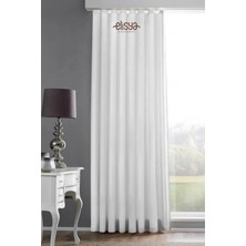 Elisya Home Taç Saten Güneşlik Perde