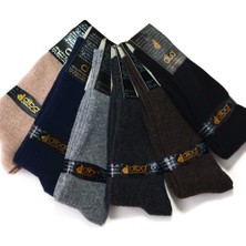 Diba 12 Adet Lambswool Yün Kışlık Erkek Çorap