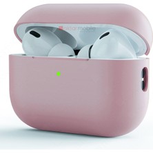 AktarMobile Airpods Pro 2. Nesil Tam Uyumlu Kılıf Hoparlör ve Mikrofon Delikli Silikon Kapak Yumuşak Dokulu