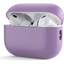 AktarMobile Airpods Pro 2. Nesil Tam Uyumlu Kılıf Hoparlör ve Mikrofon Delikli Silikon Kapak Yumuşak Dokulu