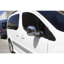 Askrom Citroen Berlingo 2 2008 ve Sonrası Ayna Kapağı 2 Parça Abs Krom