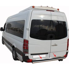 Askrom Vw Crafter 2006 - 2017 Van Arka Tampon Eşiği Paslanmaz Çelik