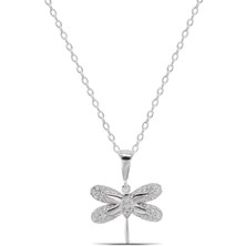 Parmas Design 925 Ayar Gümüş Yusufçuk Kadın Kolye
