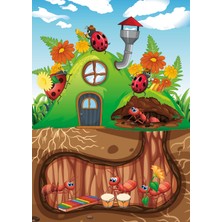 Carettapuzzle® Karıncanın Yeraltındaki Evi 96 Parça