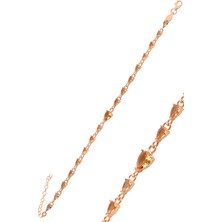 Htc Gümüş Sepeti Zultanit Taşlı Damla Model Rose Gümüş Bileklik