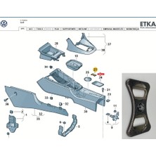 Parça Deponuz Golf 6 (2009 -- 2011) Şişe Açacağı 1K0858230A, 1K0858230