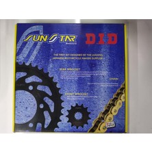 DID DID-Sunstar 1999-2007 Bmw F 650 Gs Dakar Uyumlu Zincir Dişli Set Çelik Renk
