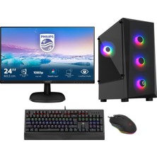 Go Gamer GA211DF Amd Ryzen 3 4100 16GB 1tb SSD GTX1050TI Windows 10 Pro 23.6" Masaüstü Bilgisayar