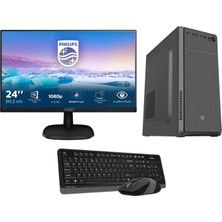 Go Gamer GA209D Amd Ryzen 3 4100 16GB 512GB SSD GTX1050TI Windows 10 Pro 23.6" Masaüstü Bilgisayar