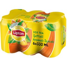 Lipton Ice Tea Şeftali Kutu 6X330 ml