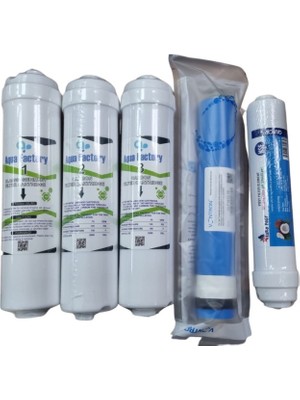 Ropurewater Aqua Factory 5'li Çubuklu Inline Filtre Set