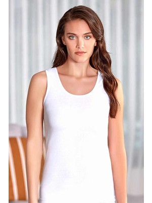 Berrak 2037 Kadın Kalın Askılı Ribana Atlet 6 Lı Paket