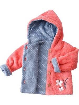 Max Pazarlama Bibaby Biorganic Wild Flowers Welsoft Hırka 61453 Coral