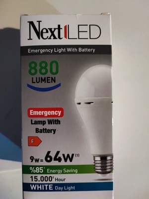 Nextled 9W Şarjlı Ampül Beyaz Işık