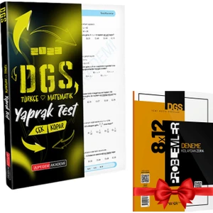 Pegem Akademi Yayıncılık 2023 DGS Çek Kopart Yaprak Test