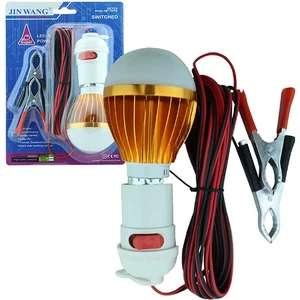 12V LED Ampul Akü Maşalı Anahtarlı (11050=33698)