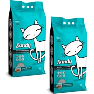 Cat Litter Doğal Sodyum Bentonit Okyanus Esintisi Kedi Kumu 10 kg X2 Adet