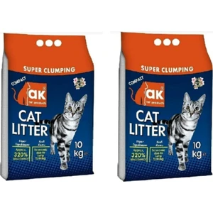 Ak Cat Litter Bentaş Bentonit Neo Pet Market Akkum Bebek Pudrası Kokulu Kalın Taneli Akkum Kedi Kumu 10 kg x 2 Ad