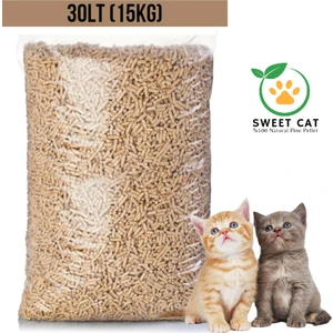 Sweet Cat Kedi Kumu %100 Doğal Çam Pelet 30LT (15KG)