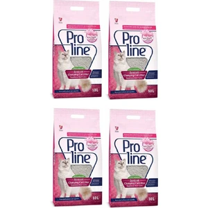 Pro Line Bebek Kokulu Topaklanan Kedi Kumu 10 Lt x 4 Adet