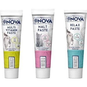 My Cat Nova Kitten Malt Paste + Nova Multivitamin Paste + Nova Relax Paste