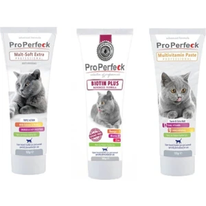 Pro Perfeck Malt Soft Extra 100 gr Multivitamin Paste 100 gr Biotin Plus 100 gr