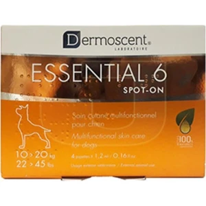 Essential 6 Spot On 10-20 kg Köpekler Için Deri Bakım Ürünü 4x1.2ml