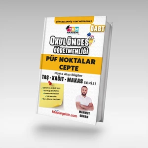 TKM Akademi 2023 Okul Öncesi Öğretmenliği Püf Noktalar Cepte