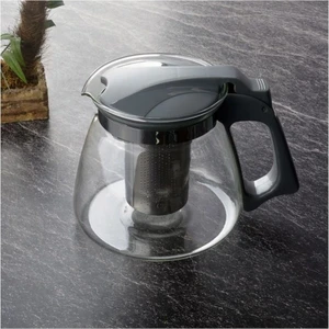 Cam Demlik Süzgeçli 1100ML Gri THN81102