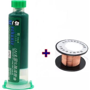 Mechanic Uv Anakart Pcb Bord Lehimleme Yalıtım Boyası 10CC ve Yol Çekme Teli