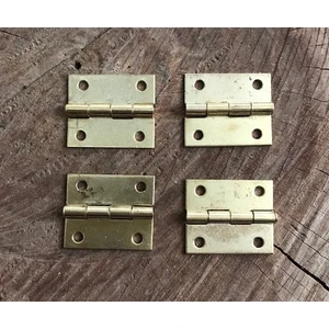 Mini Kutu Menteşesi Tavla Menteşe Sarı Renk 100 Adet 25*30 mm