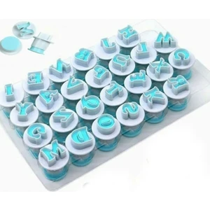 Tinky Winky Kopat Harf Şekilli Basmalı Kopat Harf Hamur Kesici Alfabe 26 Parça