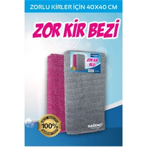 Sağdıç Saraciye Mikrofiber Leke Çıkarıcı Zor Kir Bezi 2 Adet