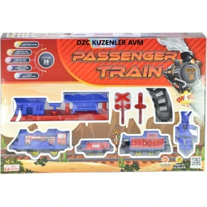 Dzc Kuzenler Avm 26 Pcs Tren ve Demir Yolu Oyuncak Pilli Tramvay