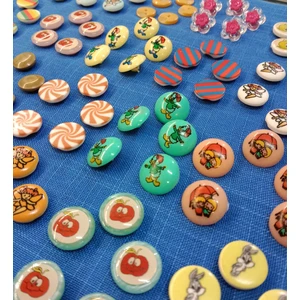 İlhan Düğme Karma Bebek Düğmesi 100 Adet ( 4 )