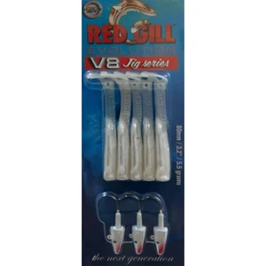 Redgill V8 Jig Series 8cm 5.5gr Silver Pearl Silikon Yem