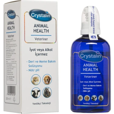 Crystalin Animal Health Köpek Göz Kulak Ağız Bakım Solüsyonu 200