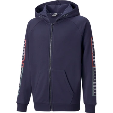 Puma Alpha Tam Boy Fermuarlı Kapüşonlu Sweatshirt