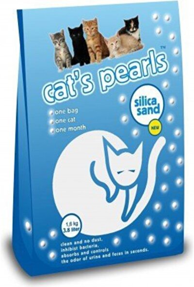 Cats Pearls Hijyenik Silika Kedi Kumu 3,8 Lt (1,6 Kg)