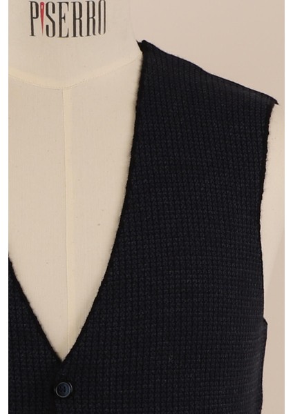 Slim Fit Yünlü Desenli Spor Triko