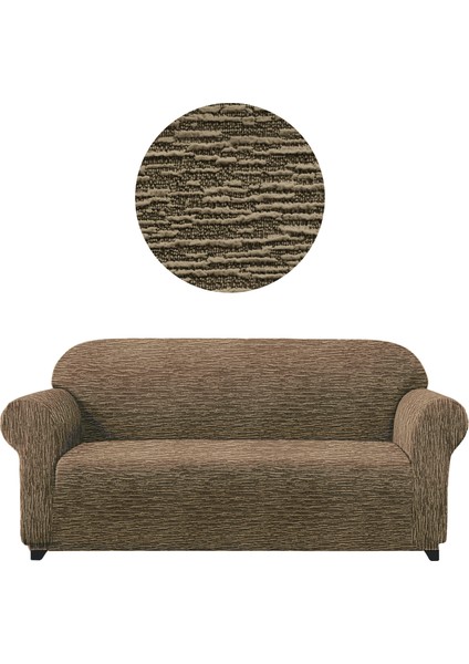 Jakarli Koltuk ,kanepe ,çekyat Örtüsü Çubuk Desen Esnekli ETEKSIZ3KIŞILIK Koltuk Için