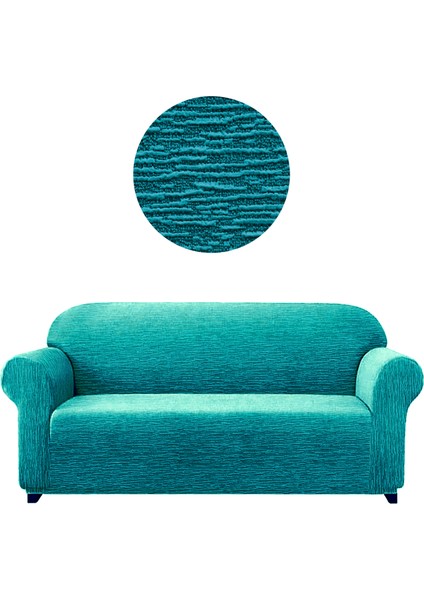 Jakarli Koltuk ,kanepe ,çekyat Örtüsü Çubuk Desen Esnekli ETEKSIZ3KIŞILIK Koltuk Için